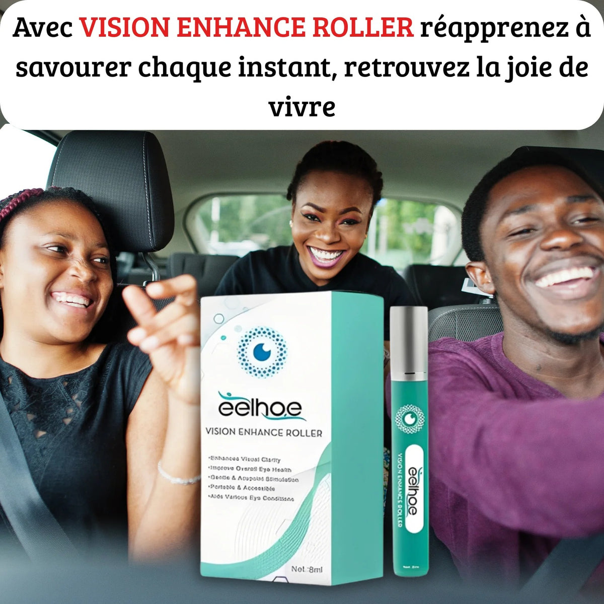 ROULEAU D'AMÉLIORATION DE VISION CLAIRE - GUÉRIR TOUTES MAUX D'YEUX